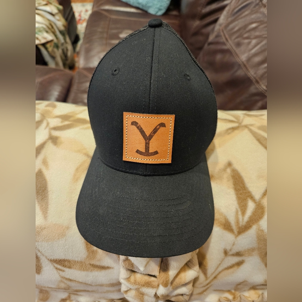 Black Yellowstone Ranch Baseball Hat